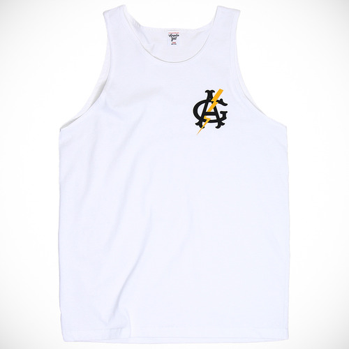 ACAPULCO GOLD &quot;AG Lightning Bolt Tank Top&quot; [White]